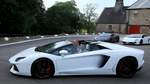 Dr bill lumsden departs the glenmorangie distillery in a lamborghini